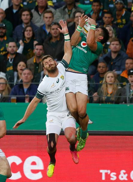 Incontro di rugby tra Irlanda e Sud Africa (Reuters)